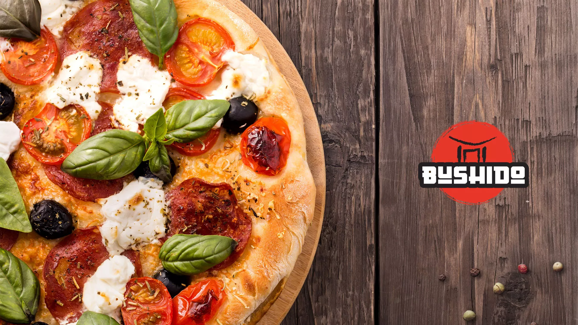 Разработка сайта для пиццерии «BUSHIDO» в Сосенском